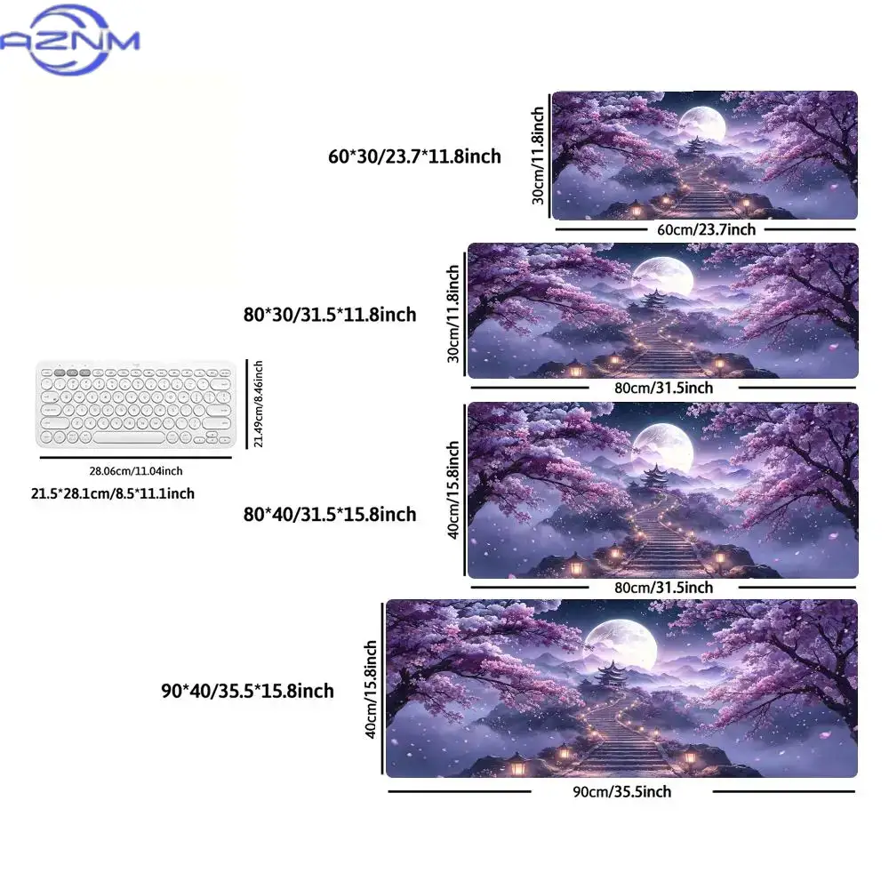 Большой коврик для мыши «Лунно – обзор и цена Tradescantia Purple