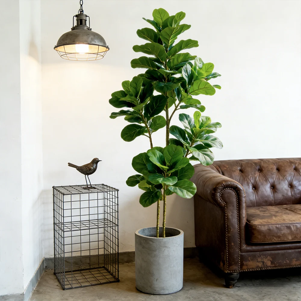 Искусственное дерево фикус лир – обзор и цена Ficus Lyrata Tree