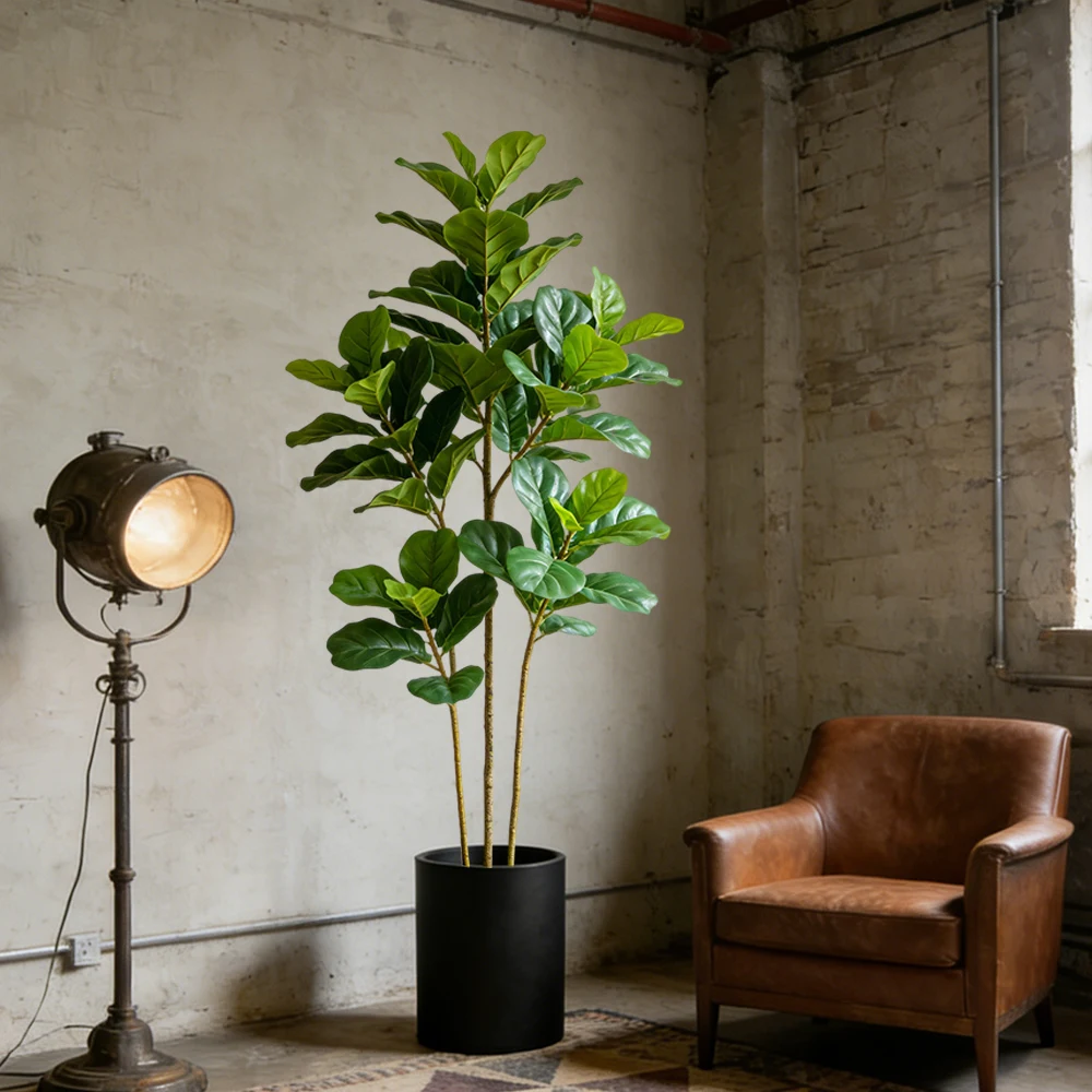 Искусственное дерево фикус лир – обзор и цена Ficus Lyrata Tree