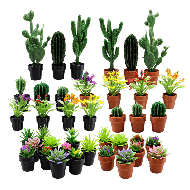 8 шт. миниатюрных пластиковых  – обзор и цена Echeveria Succulent