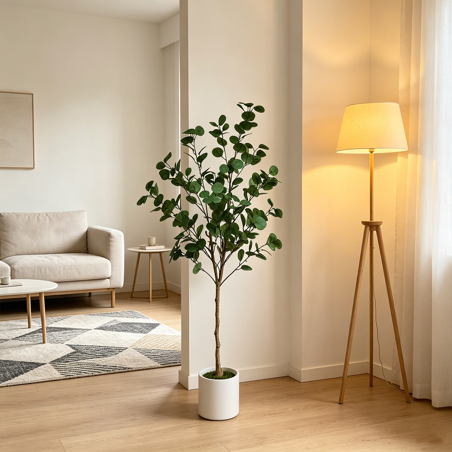 Искусственное дерево эвкалипта – обзор и цена Ficus Lyrata Tree